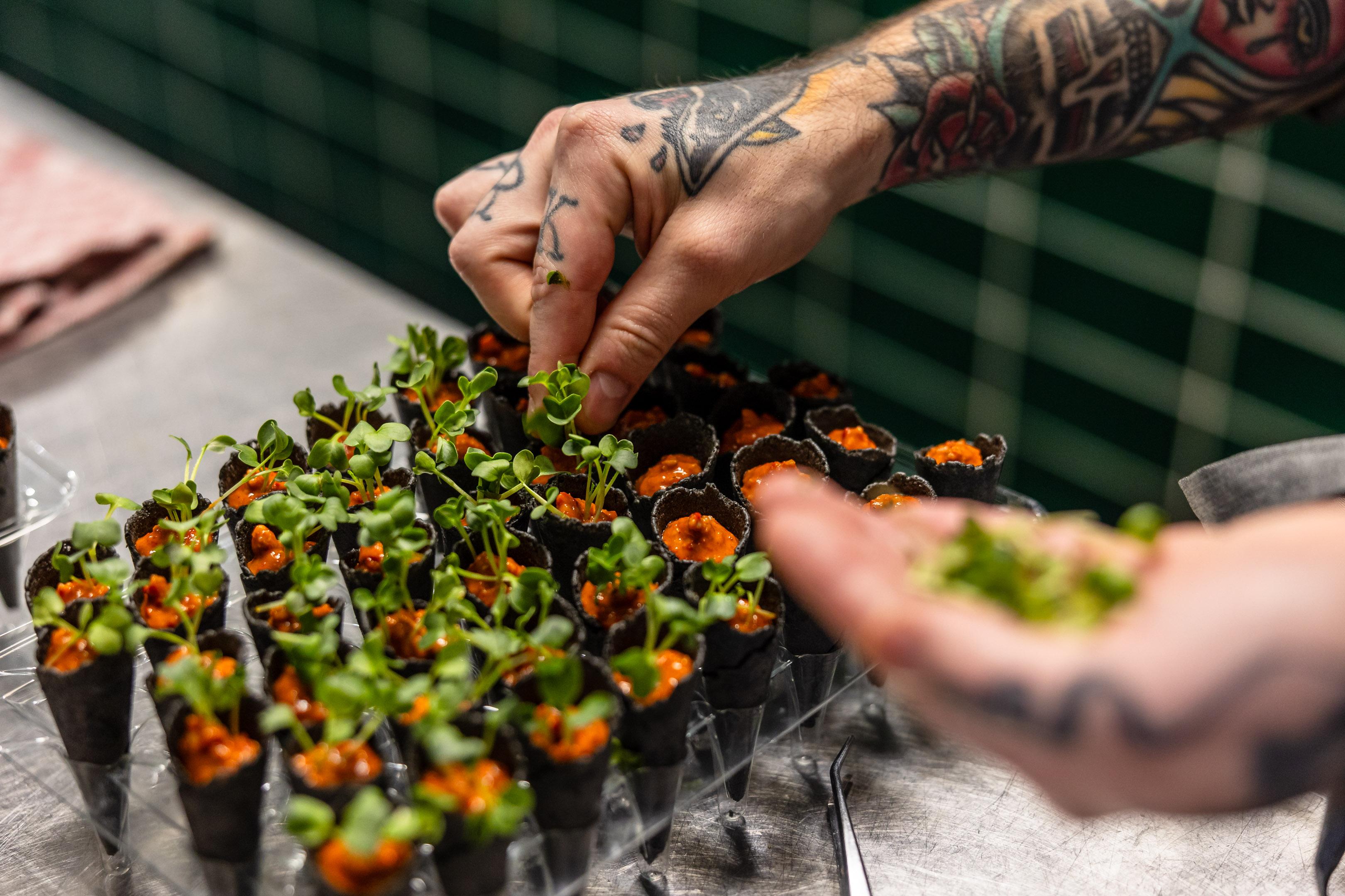 Vegetarische catering bruiloft